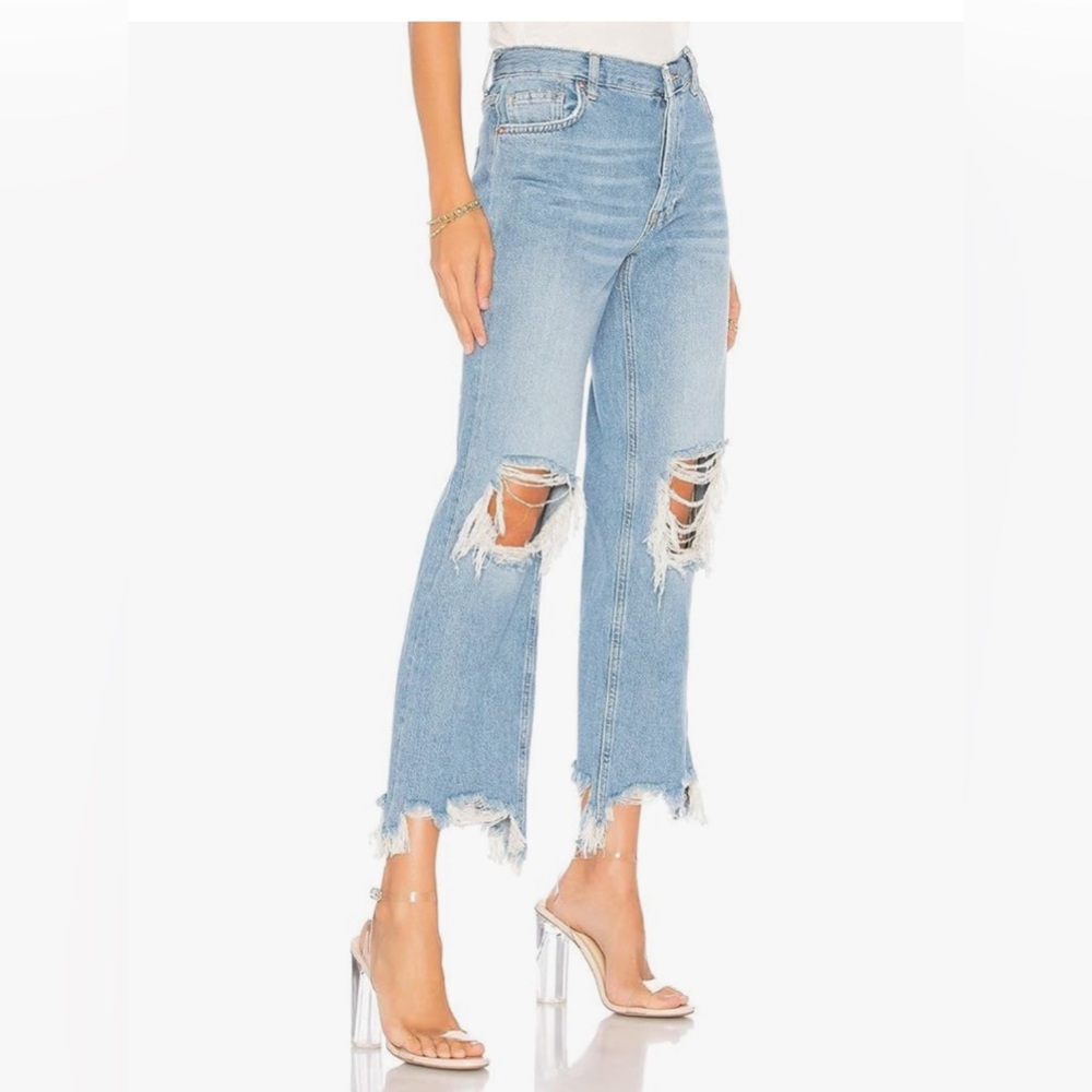 Free People Women's Maggie Straight Leg Jeans